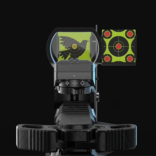 Reflex Sight, Multiple Reticle System Red Dot Sight with Picatinny Rail Mount